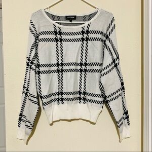 EXPRESS oversized pullover cropped sweater size S